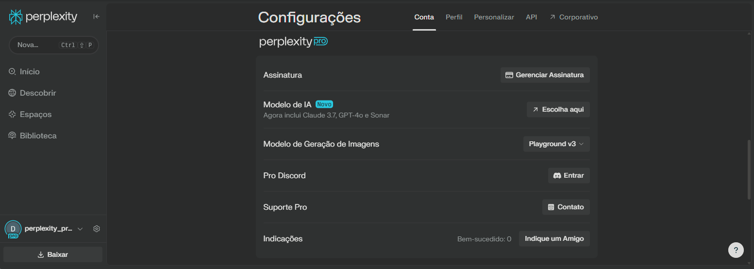 Confirmação de Status Pro